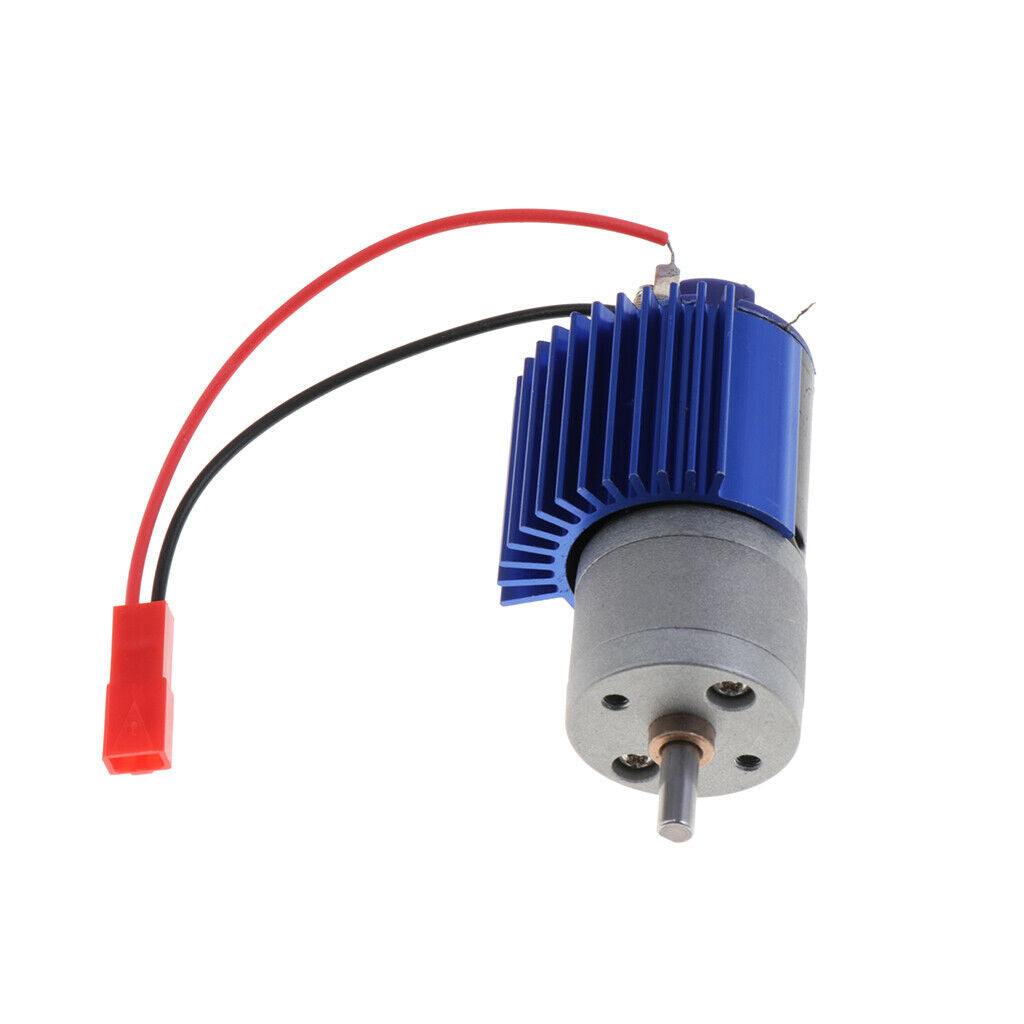 370 Motor & Heatsink Blue For WPL B14 B24   Q60 Q61 Upgrade Parts DIY