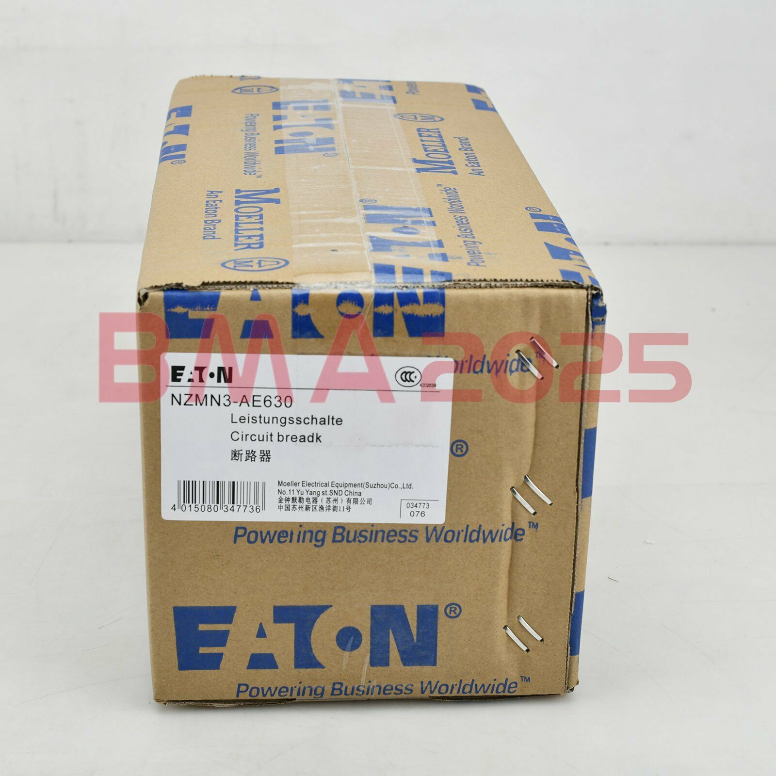 1PC New EATON MOELLER Circuit Breaker NZMN3-AE630 1year warranty DHL free Ship