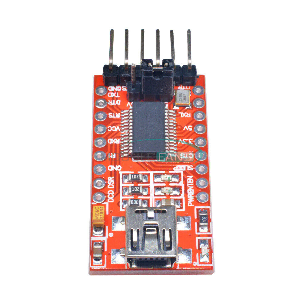 2Pcs TTL 3.3V 5.5V FT232RL FTDI Module Mini Port USB  Arduino Serials Adapter