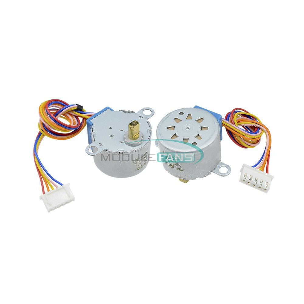 5PCS 28BYJ-48 Valve Gear Stepper Motor DC12V 4 Phase Step Motor For Arduino
