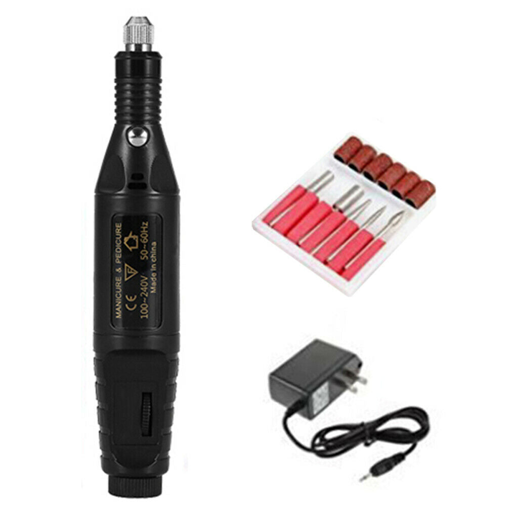 Manicure Machine Electric Sanding Drill Nail Polishing Tool With Grinding Head