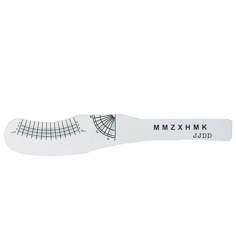 2Pc Eyelash Extension Styling Ruler Measuring Ruler Tool Before & After L.l8