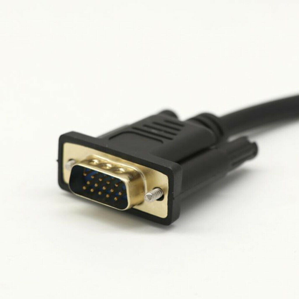 Lots 3 Premium VGA Male to Female Cable Monitor to PC/Laptop Lead 15 Pin