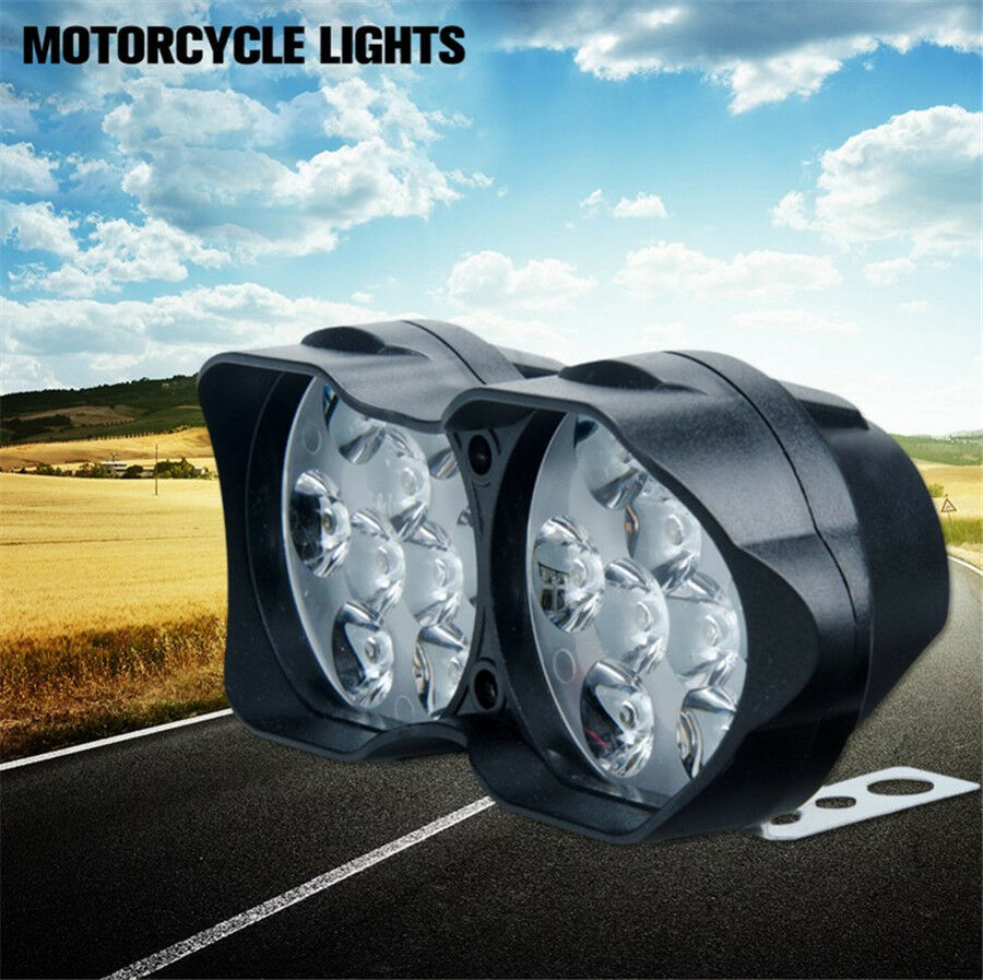 18LED 30W 3000Lm 6500K Motorcycle Headlight Bulb Scooter Spotlight Spot Fog Lamp