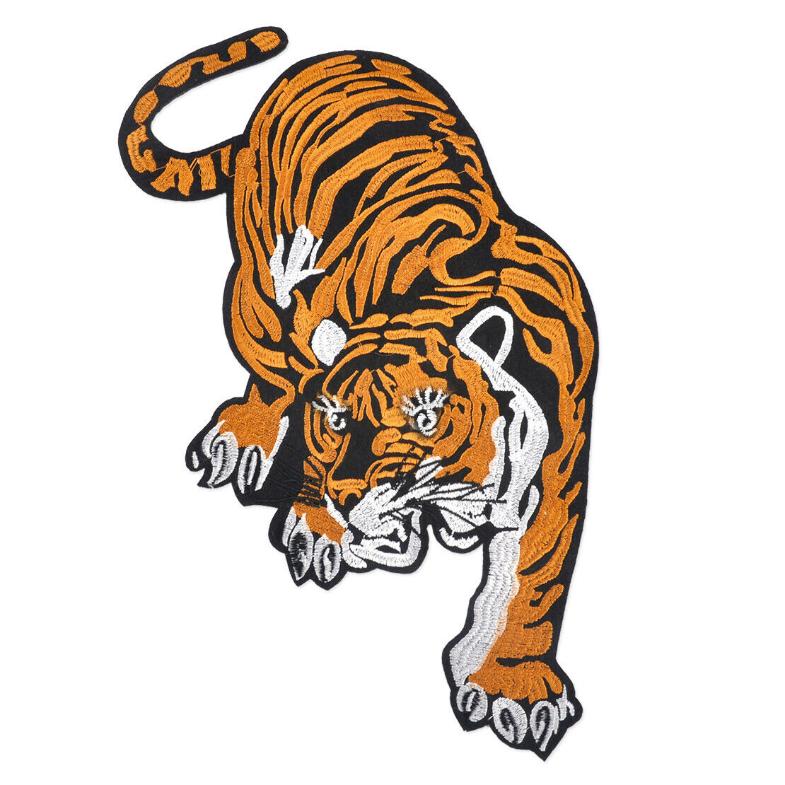Embroidered Tiger Applique Sew Iron on Cloth Patch Badge For Jacket Jeans An