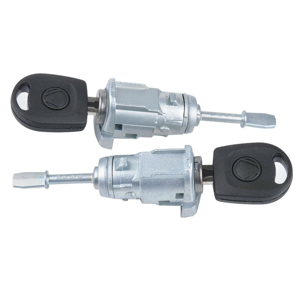 2pcs/set Car Left +Right Door Lock Cylinder Vehicle Door Safety Lock Core