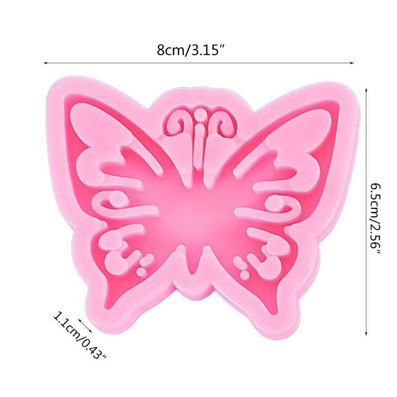 Hollow Butterfly Keychain Mold Epoxy Crystal Silicone Mold Customized Mold