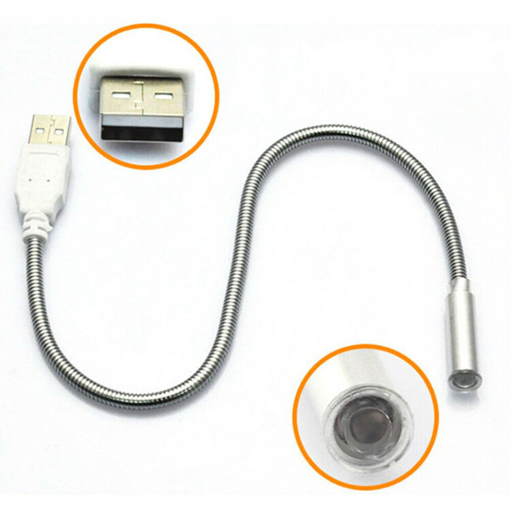 1Pc Portable pocket USB keyboard flexible light PC notebook laptop LED lam.l8