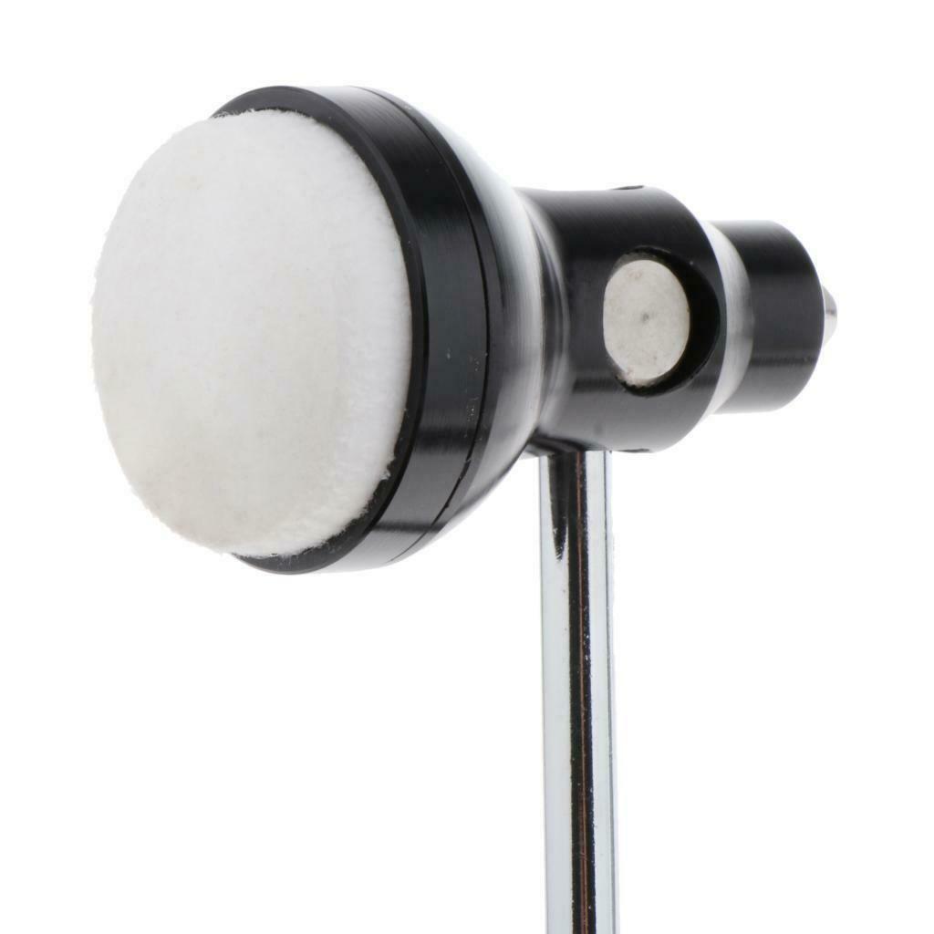 Bass Drum Pedal Beater Head Mallet Hammer Head Stainless steel shaft Accs