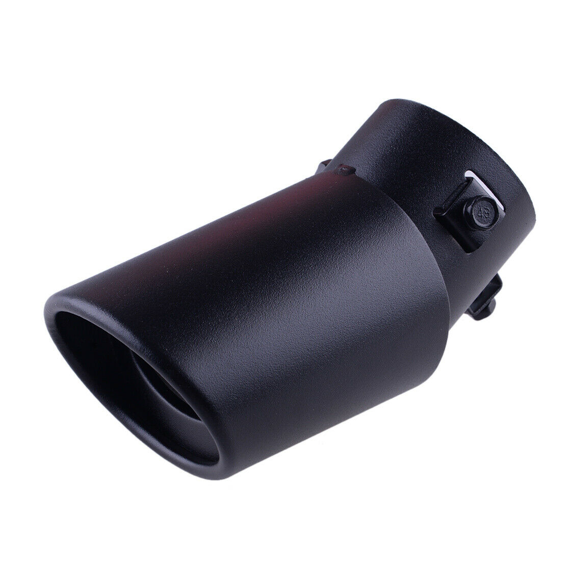 Car Universal Matte Black 62mm Exhaust Pipe Muffler Tip Tail Throat Stainless