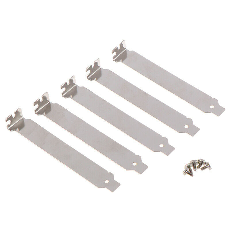5Pcs PCI Slot Cover Bracket For PCI Expansion Dust Filter Blanking Pla.l8