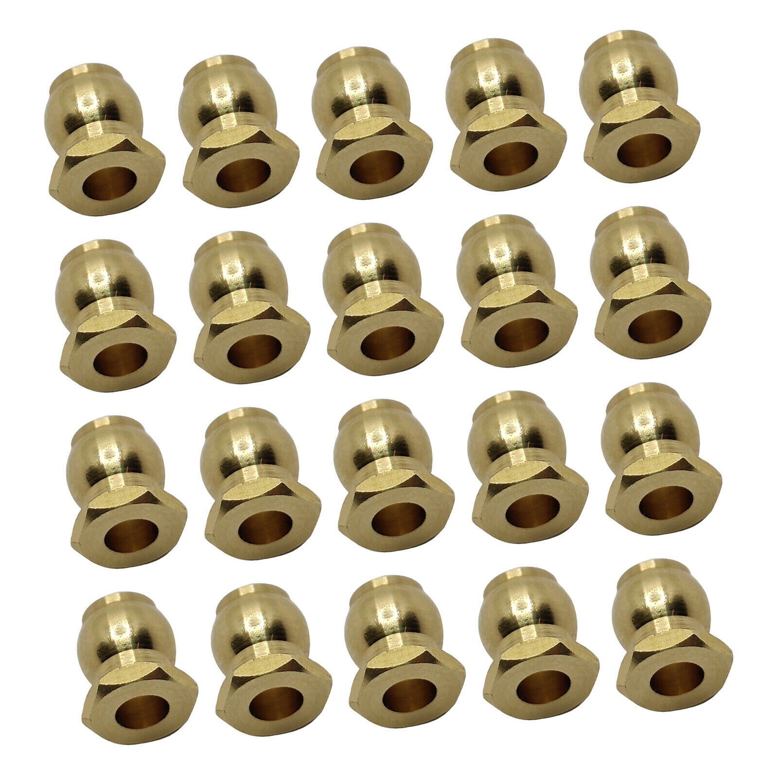 20x M3 Metal Link Rod Tie Rod End Joint Bolt Ball Heads 1/10 Scale RC Car Parts