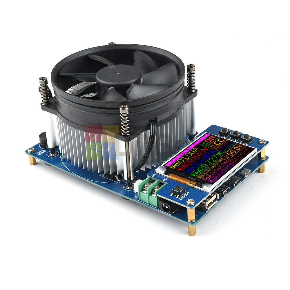 12V 10A 150W Intelligent Electronic Load Battery Discharge Capacity Tester Kit