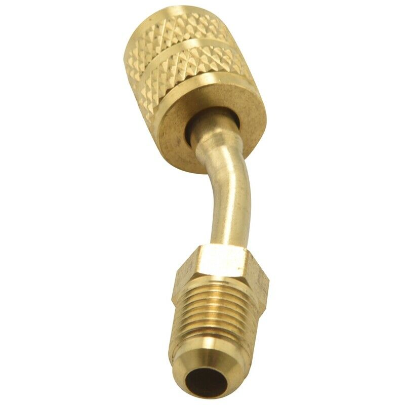 4 Pack R410A Adapter Charging Vacuum Port Adapter Brass Converter with ThimbleU7