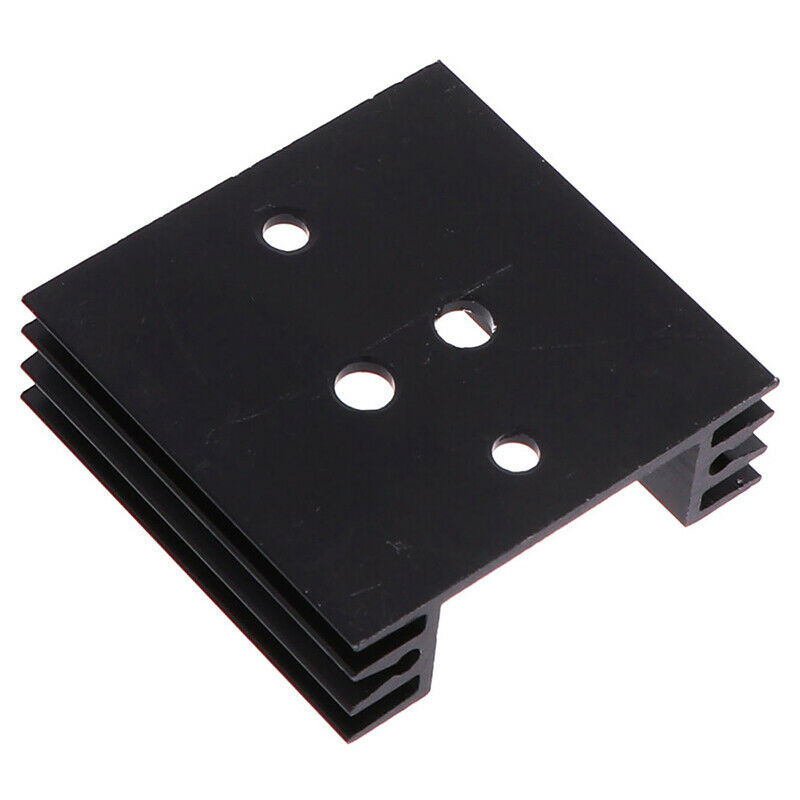 2Pcs 45x45x14mm TO3 Transistor Heat Sinks TO-3 Black Amumi..l8