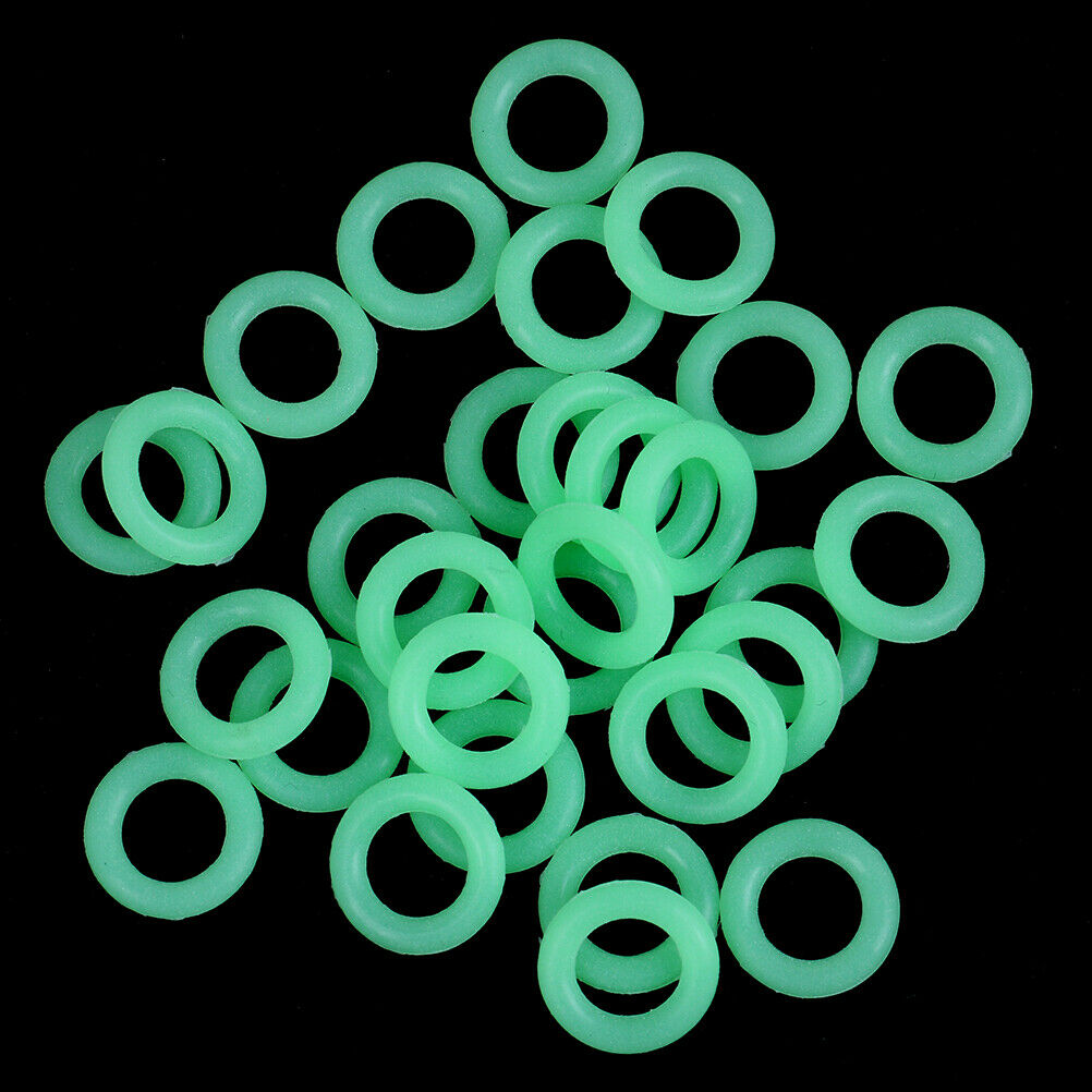 30Pcs/Pack Green Color Camping Nail Night Vision Luminous Tent Nail Rin.l8
