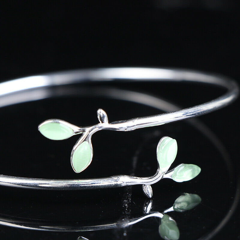 Sole Tender Bud Fresh Minimalist Leaves Female Literary Trendy Resizable .l8