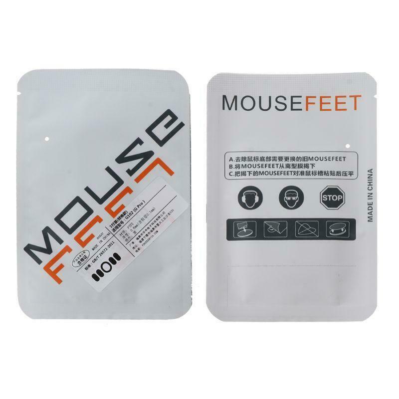 1 Set 0.6mm Curve Edge Mouse Feet Mouse Skates For Logitech G102 G PRO Wired