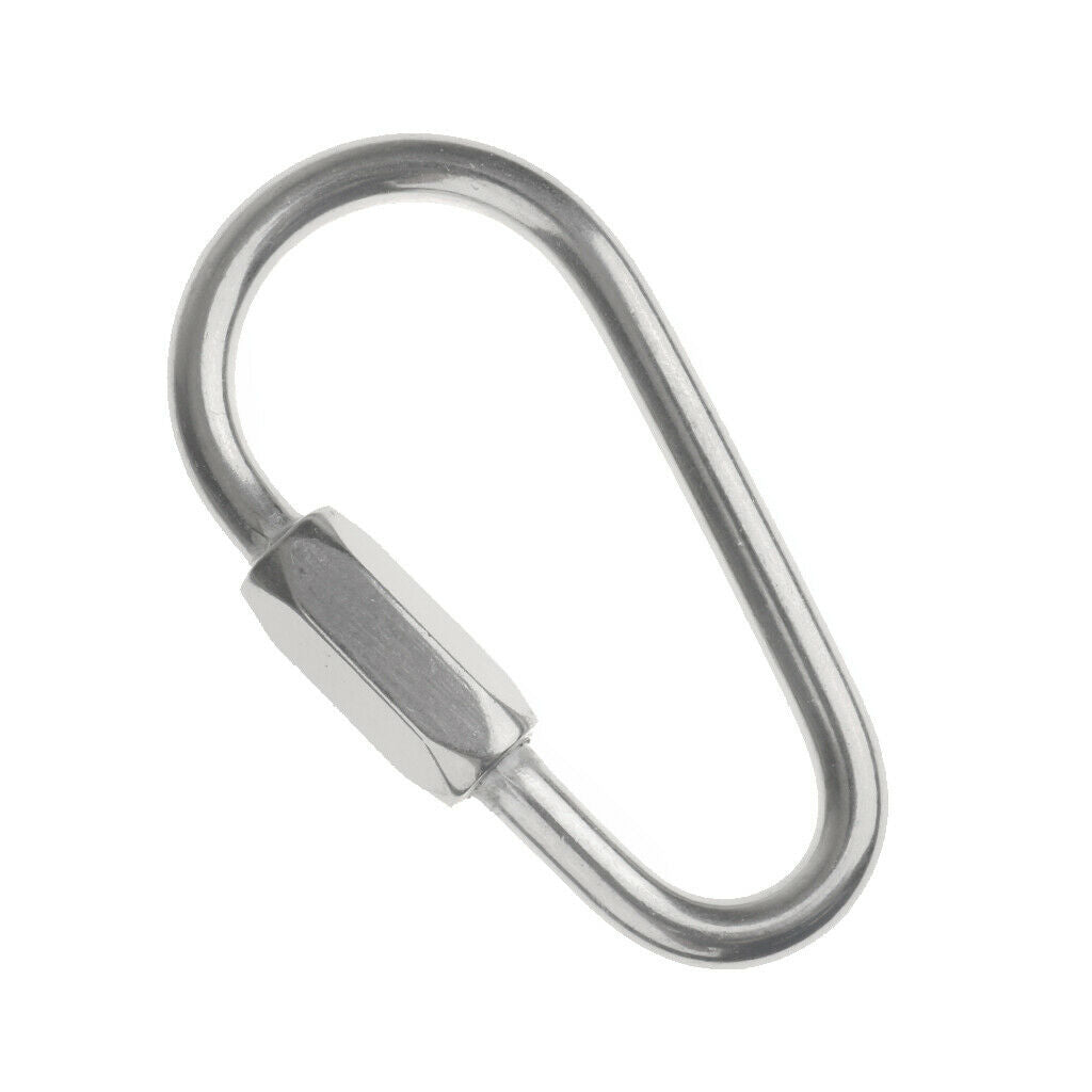 Safety Buckle Rock Climbing Carabiner Screw Lock Bottle Hook Hanging 33KN