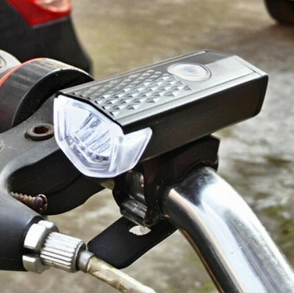 3x Bike Headlight Cycling Road Bicycle LED Light Front Lamp Adjustable White