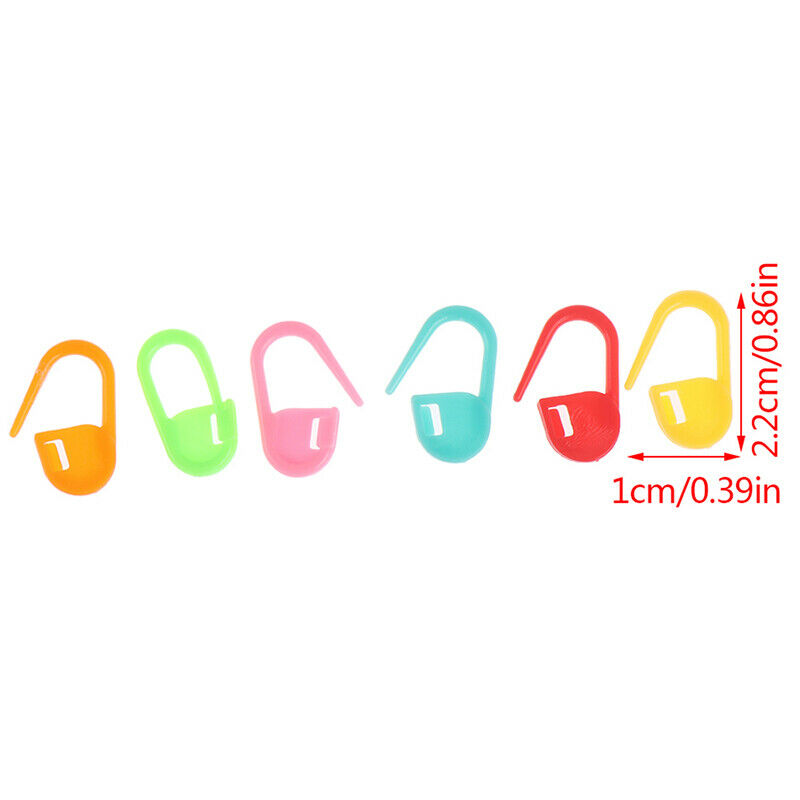 50x Sewing Needle Knitting Craft Tool Marker Clip Holder Locking Sewing T.l8