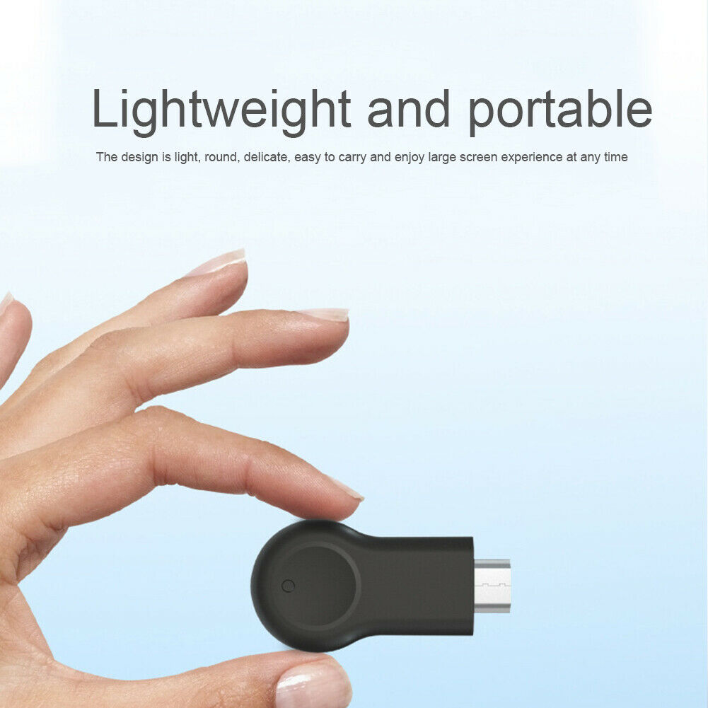 HDMI-compatible 1080P WIFI Dongle Phone to TV Video Audio Adapter for iPhon @