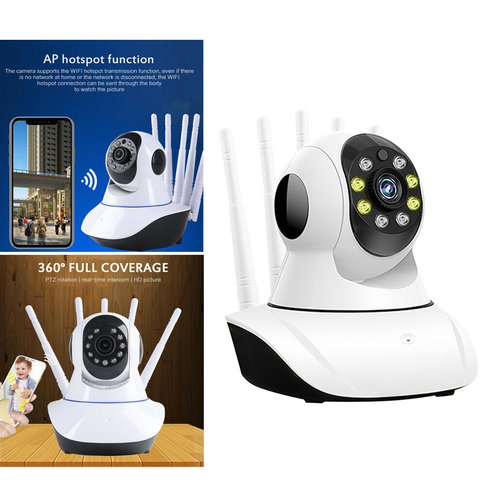 1080P Wireless IP Camera Pan Tilt 2MP Dome Indoor Five-antenna Super Signal CCTV