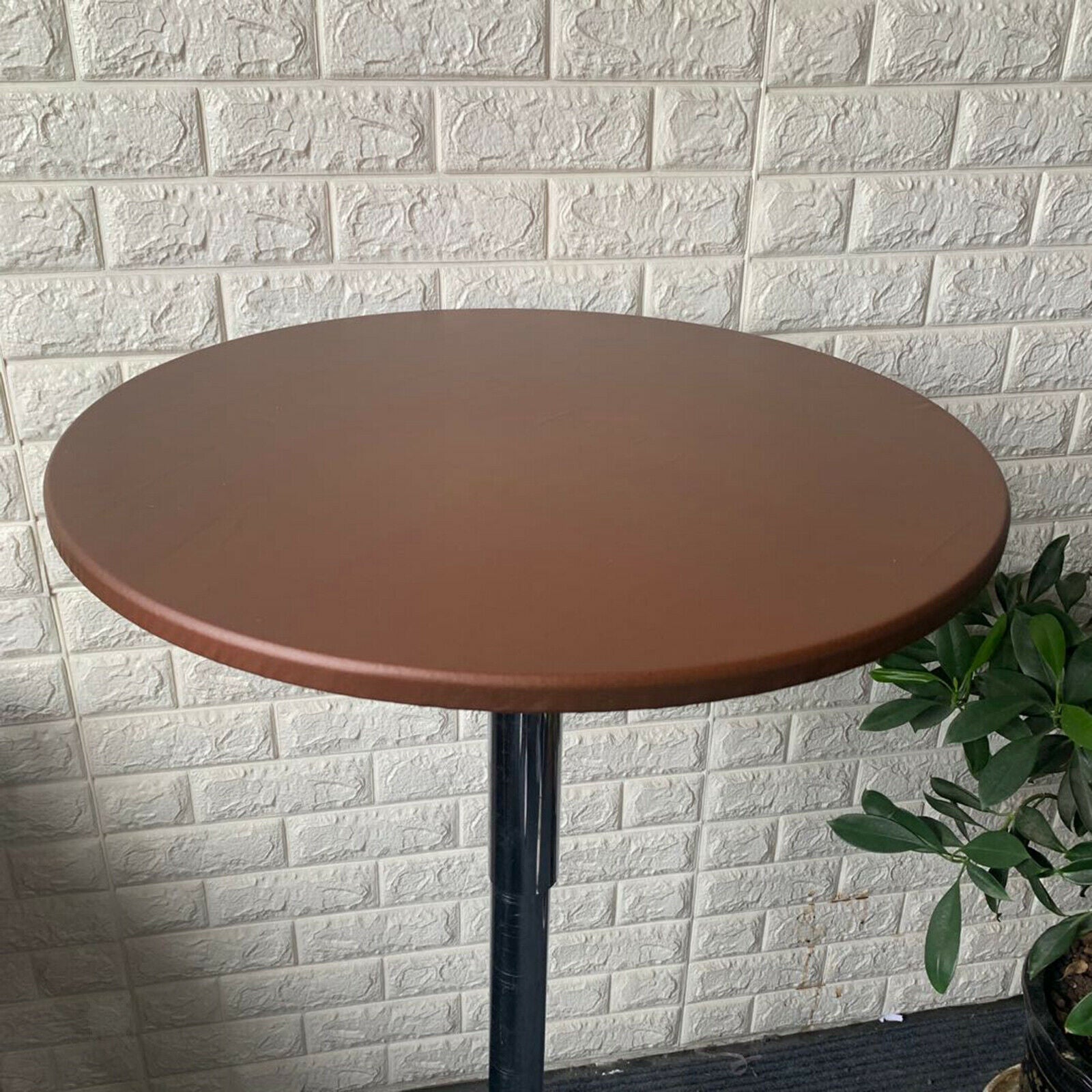 Anti-slip Round Table Cover Cloth Waterproof Tablecover Protector Coffee