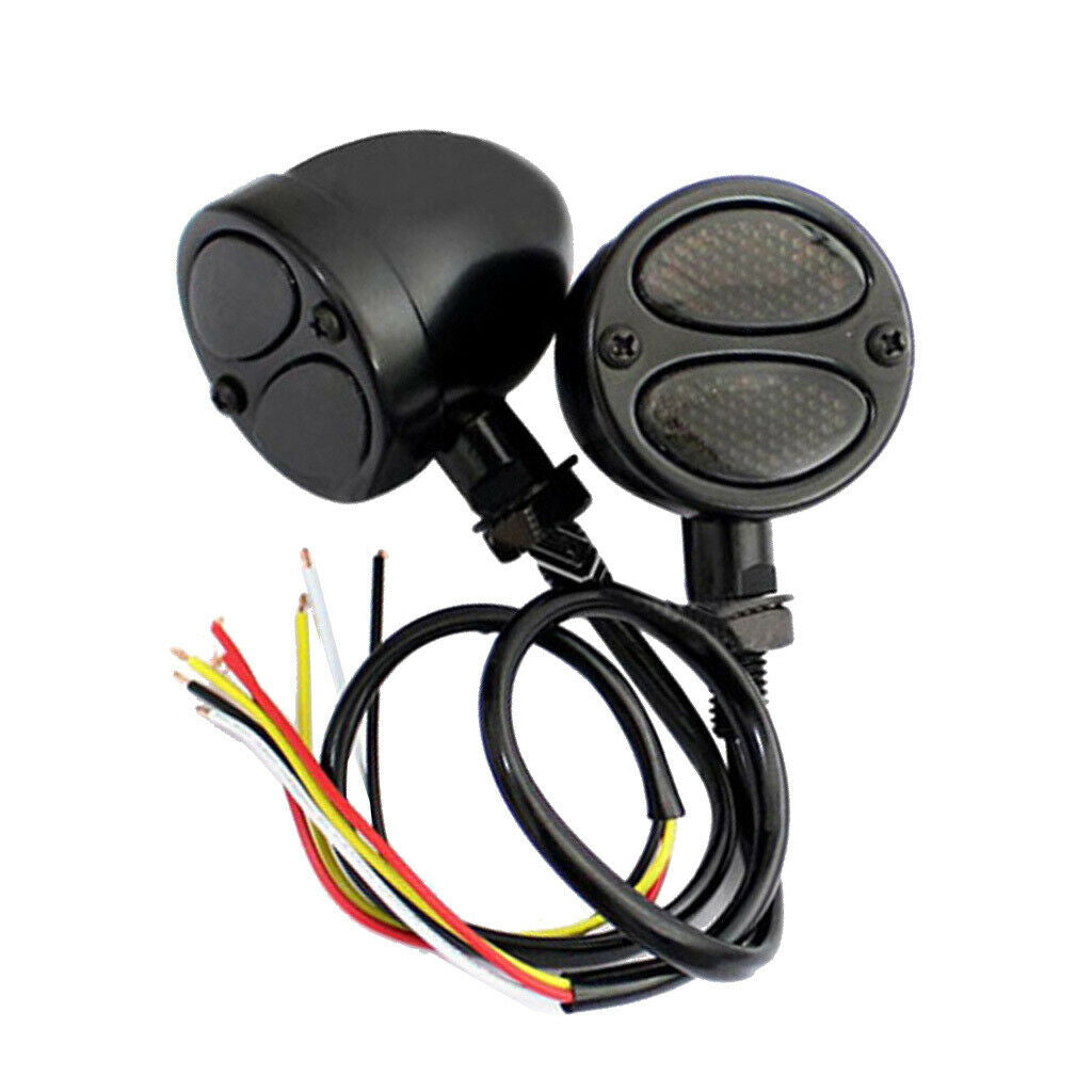 Pair of Universal Motorcycle Turn Signals Indicator Turning Lights