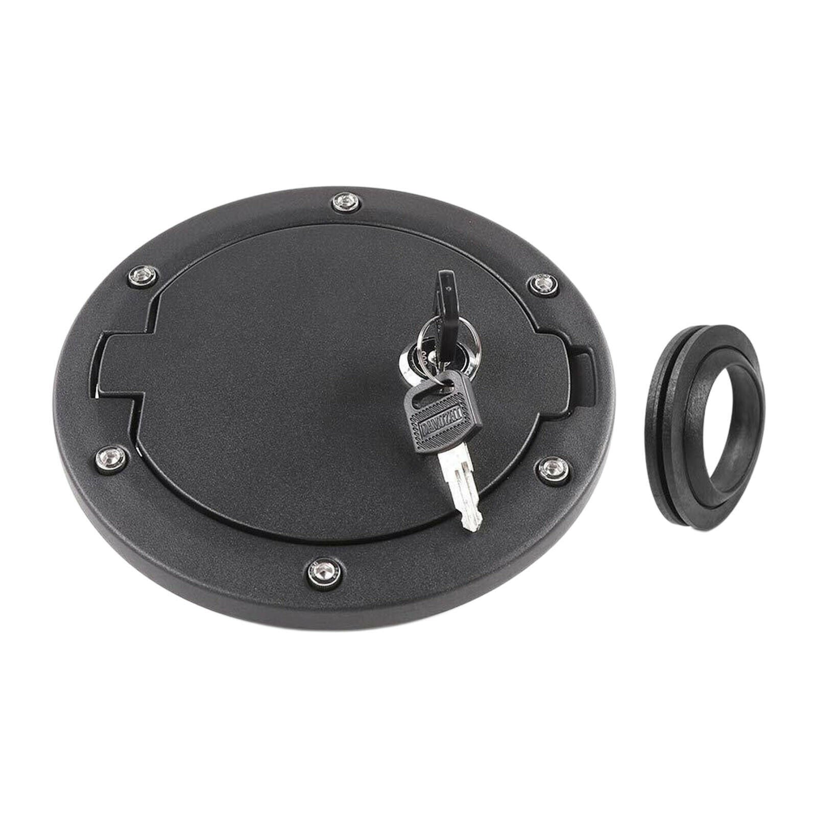 Locking Gas Tank Fuel Filler Door Cover Fit for Jeep Wrangler JK