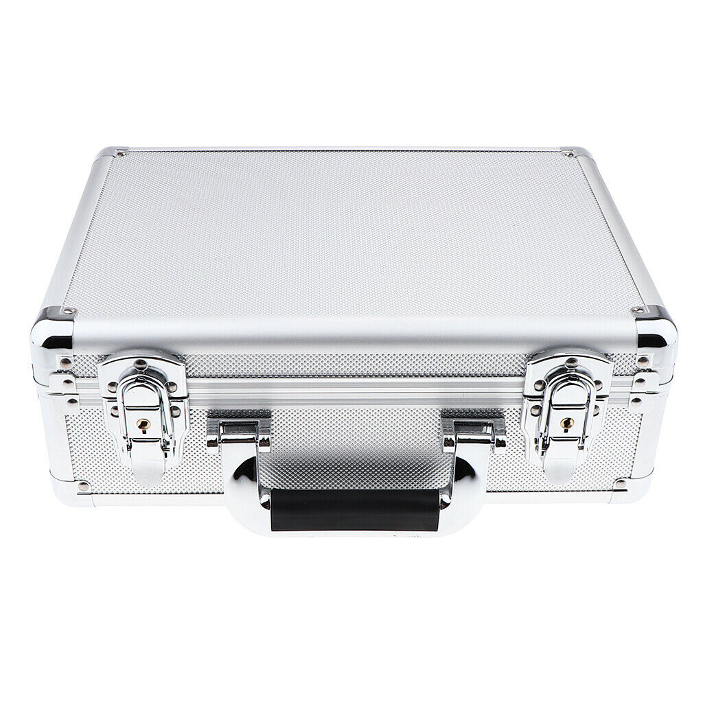 Aluminium Hairdressing Salon Lock Box Hair Stylists Tool Carry Case White