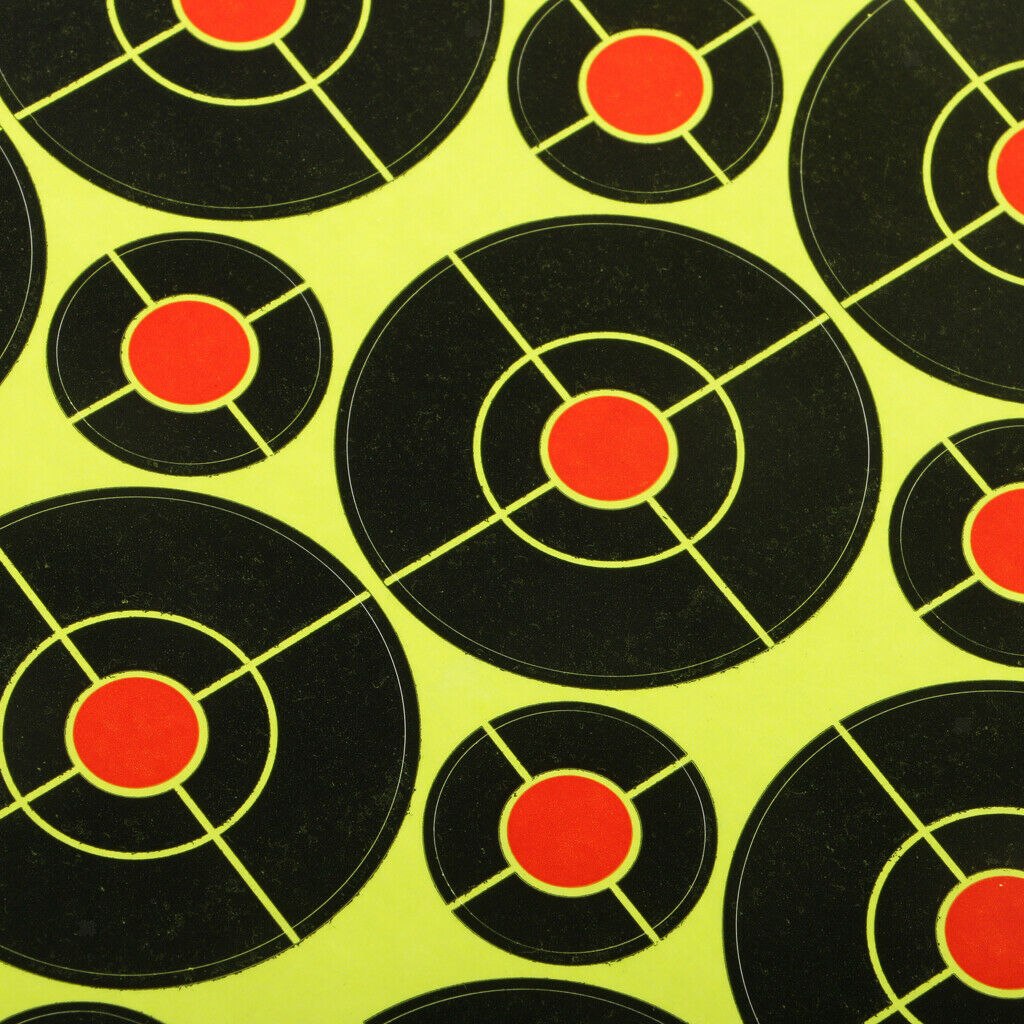 320 Pieces Shooting Targets Self Adhesive Paper Targets with Cover-up Patches, 2