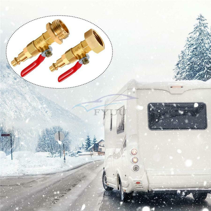 2PCS Universal Antifreeze Adapter with 1/4 inch Male Thread Connection Plug