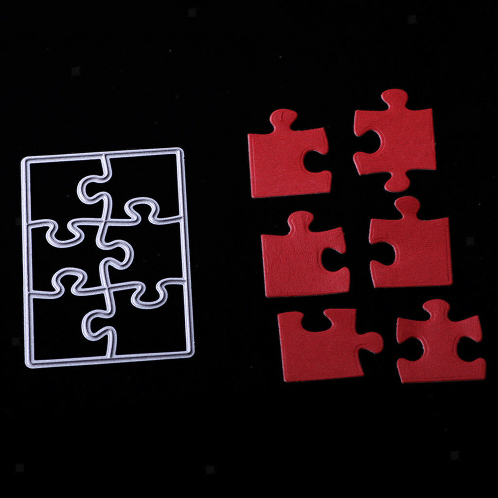 Jigsaw Puzzle Metal Stencils Die Cutting Template Dies Embossing Folder DIY