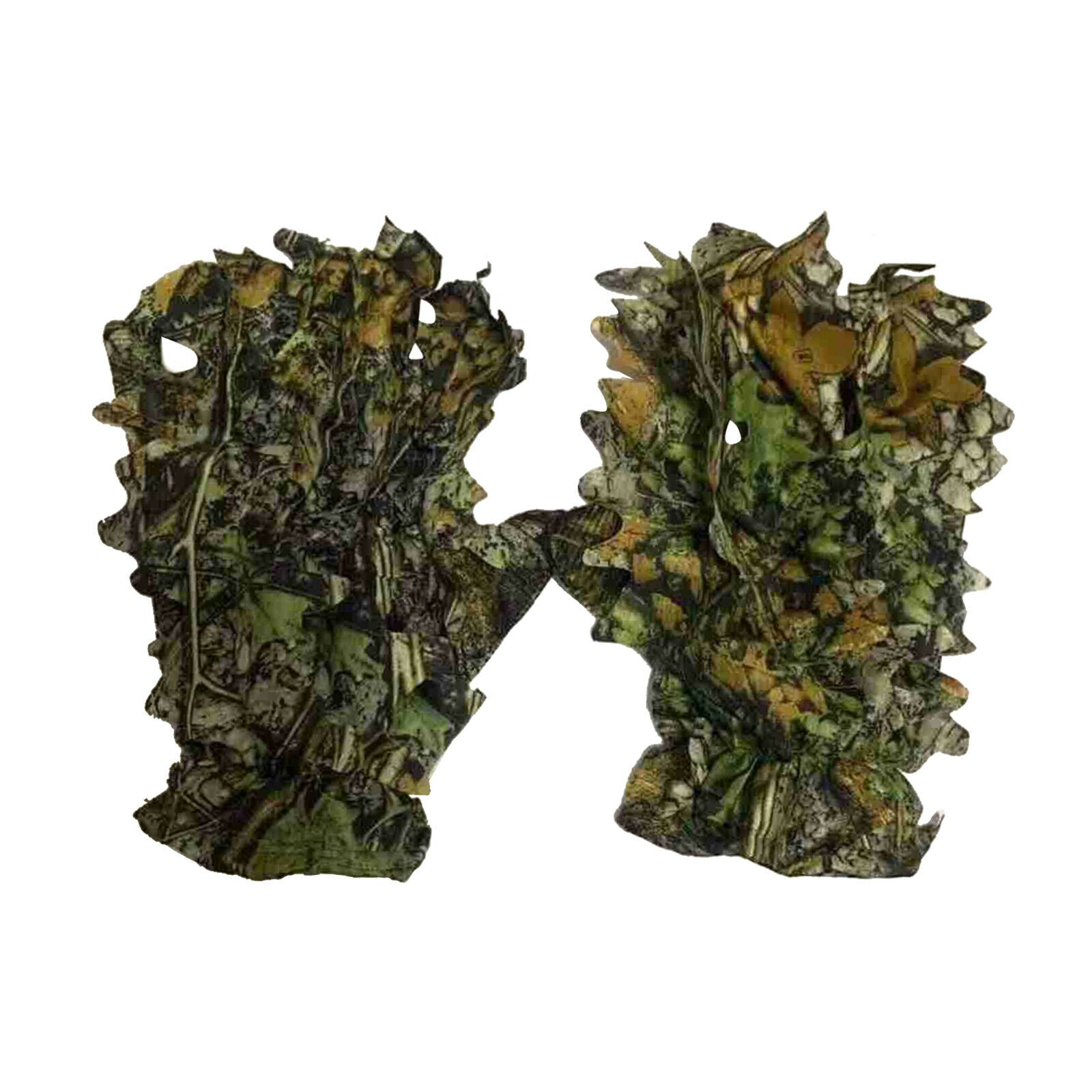 Pair Bionic Camouflage Gloves CS Gaming Climbing Cycling Shooting Breathable