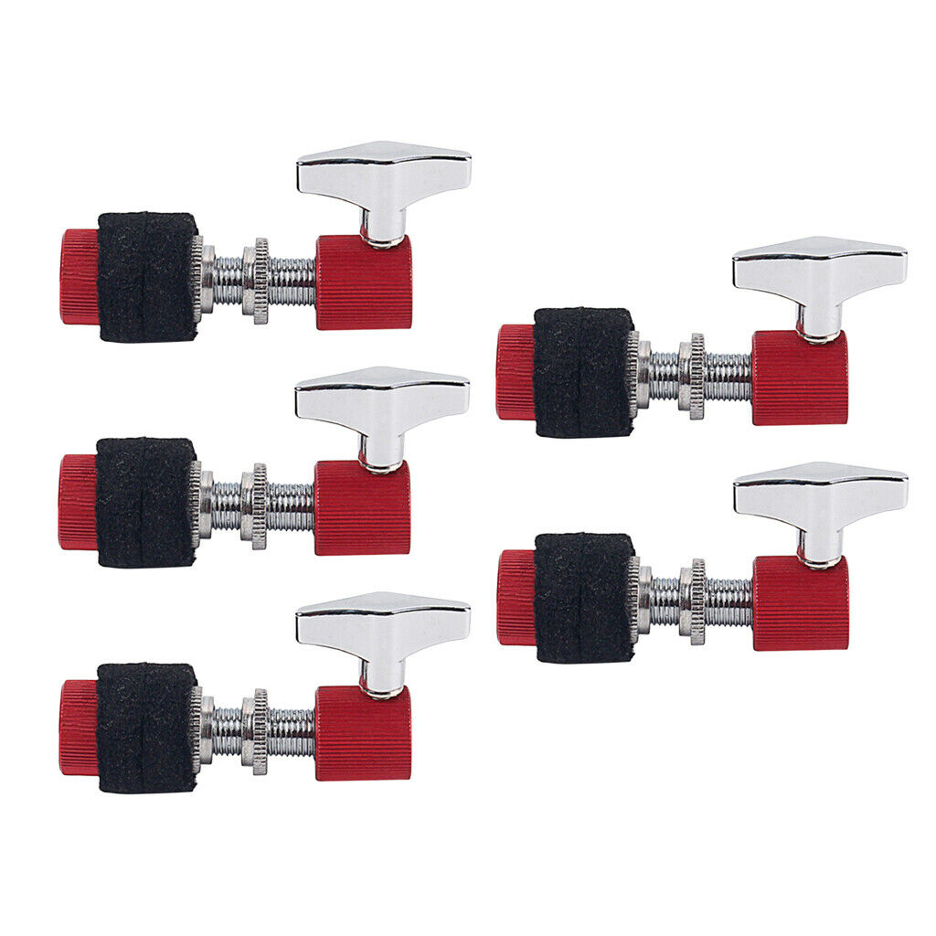 5 Pack Hi-Hat Clutch Metal Made Standard Jazz Drum Percussion Instrumental