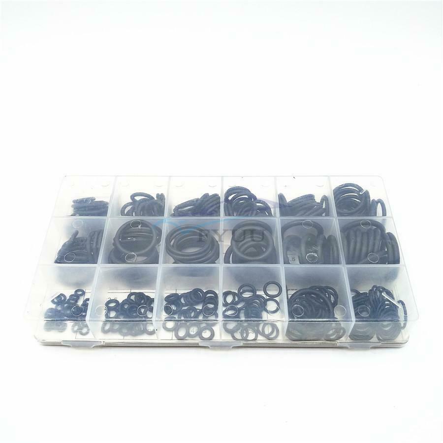 1 Set / 279PCS Car O-ring Rubber Gasket Set Black Nitrile Gasket Universal