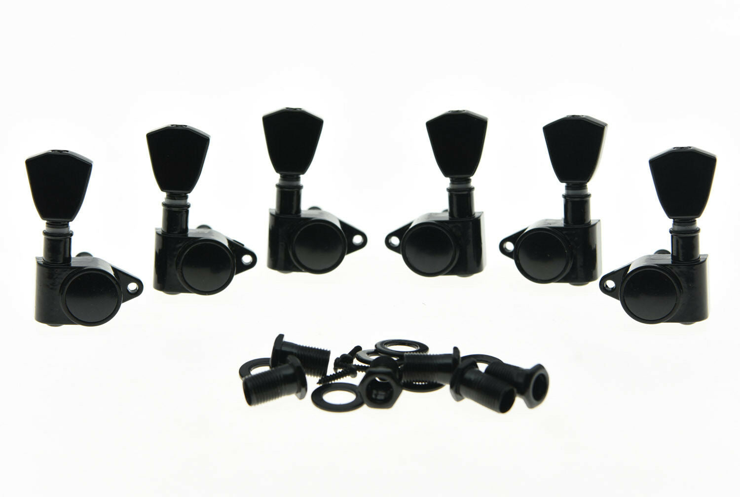 Black Tulip Button Guitar Tuners Tuning Keys for Acoustic or LP Les Paul Guitar