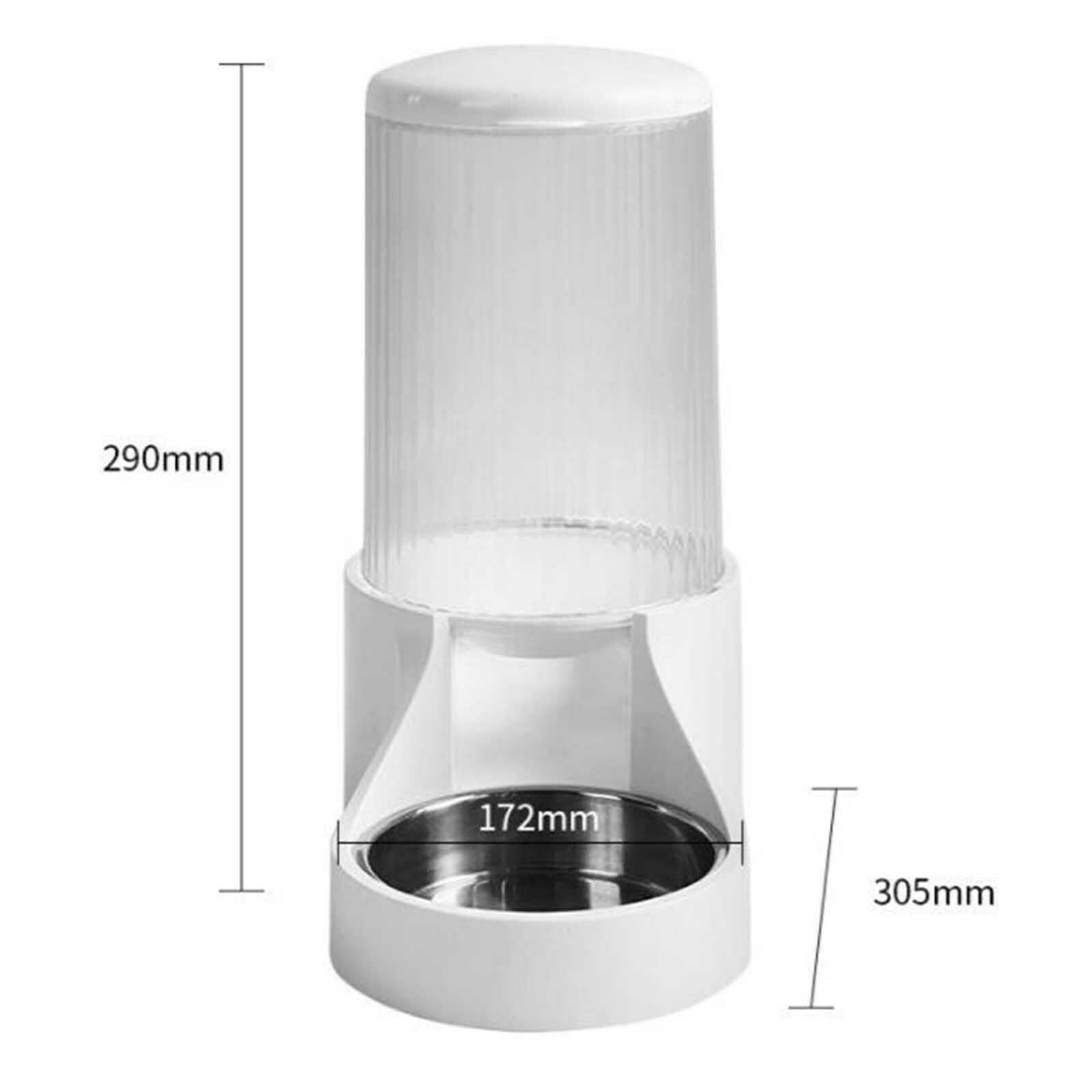 Automatic Pets Food Dispenser for Dog Cat Feeder Auto Dish Bowl Drinker 2.7L