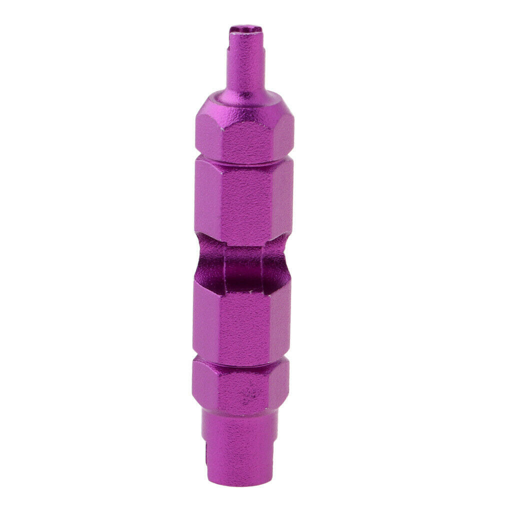 Presta Schrader Valve Core Remover Installer Bike Wheel Repair + 10Pcs Schrader