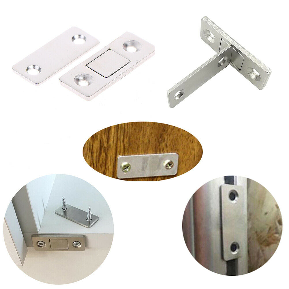 2pcs`Magnetic Door Closer Catches Strong Magnet Catch Latch for Cabinet CupbO SJ