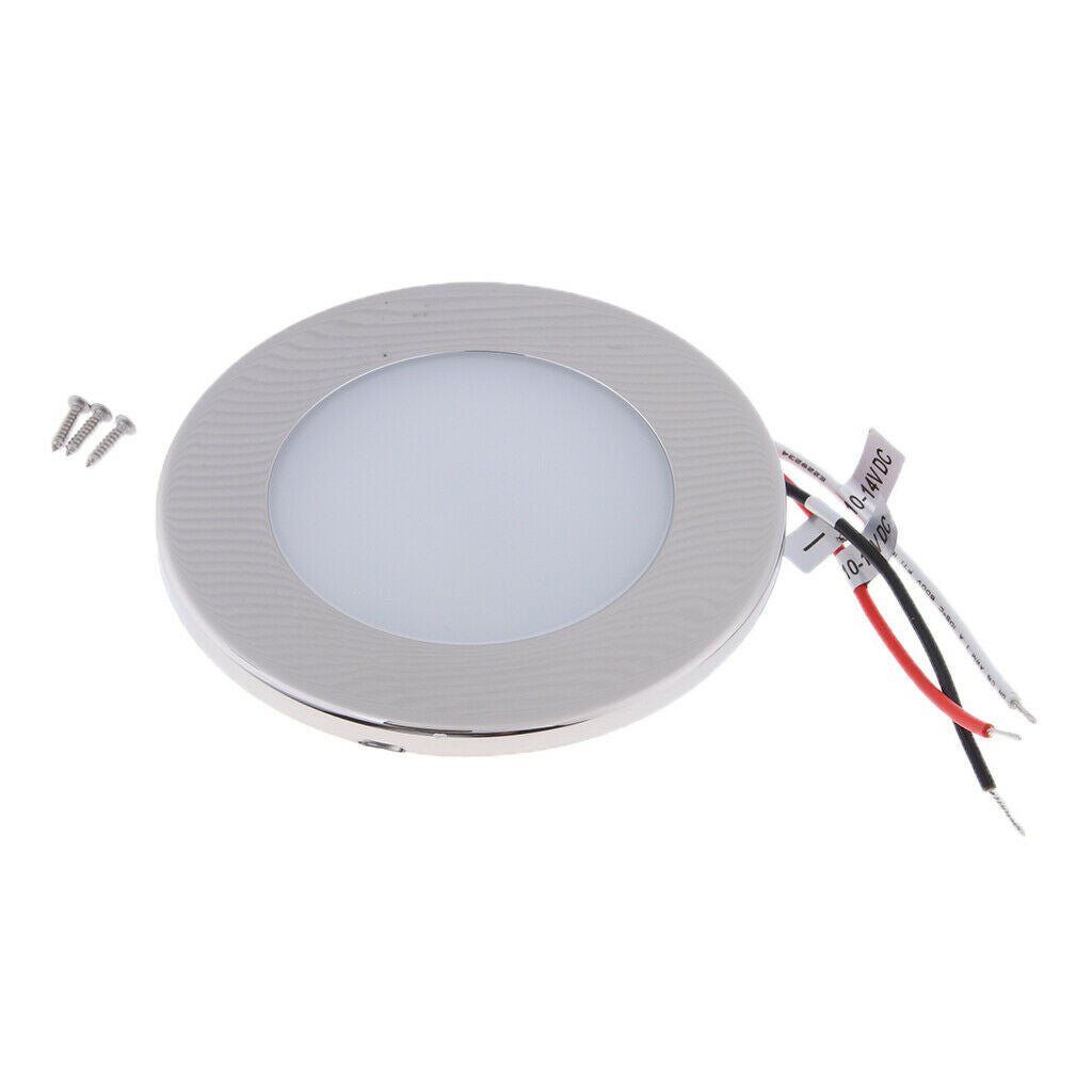 4.75" RV Marine Yacht Interior Ceiling Dome LED Light 12V 6W/2W