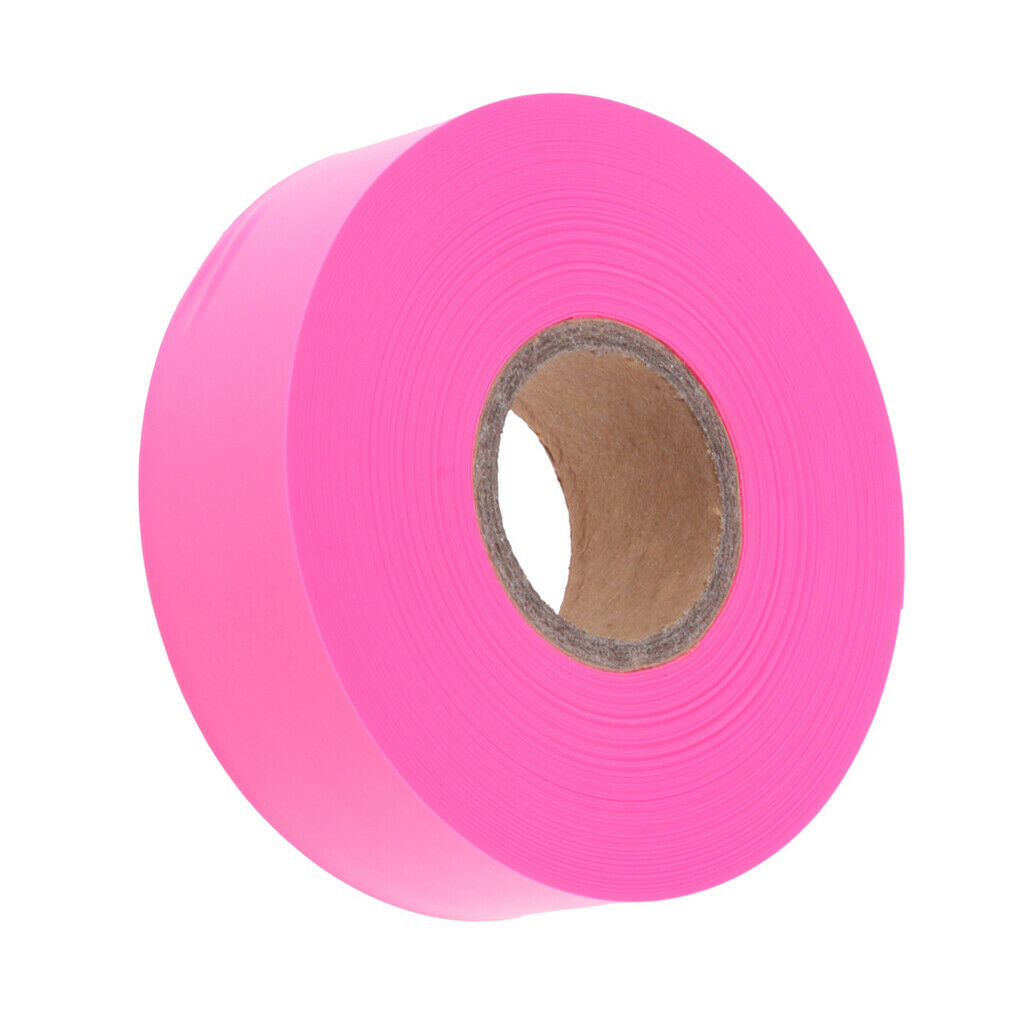 2 x Plastic Bright Colored Flag Marking Ribbon Fits Hunting/Hiking/Traveling