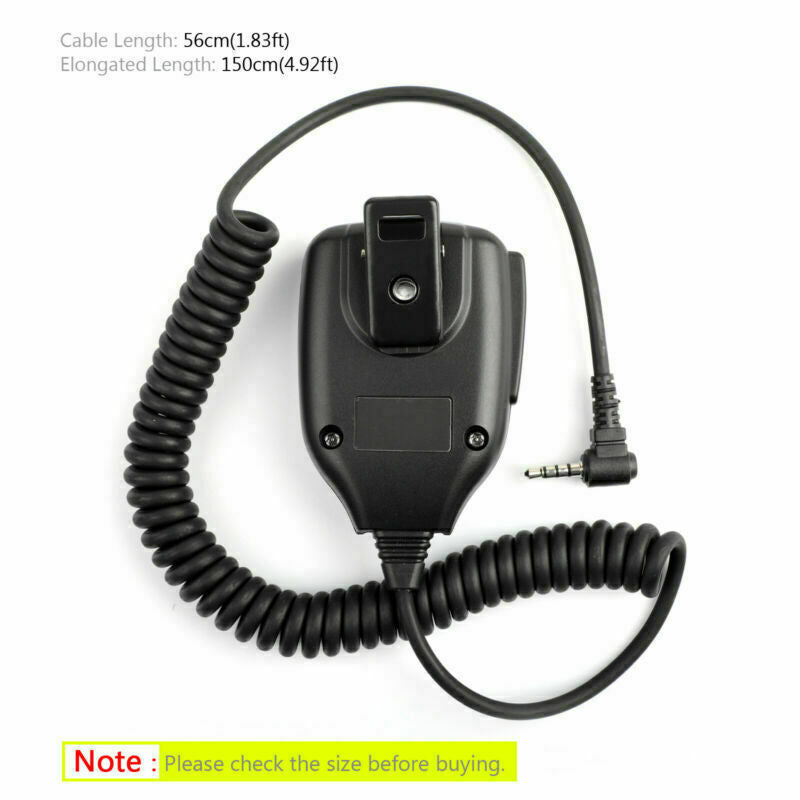 Handheld Speaker Mic Microphone For Baofeng BF-UV3R Radio Walkie-talkie UN