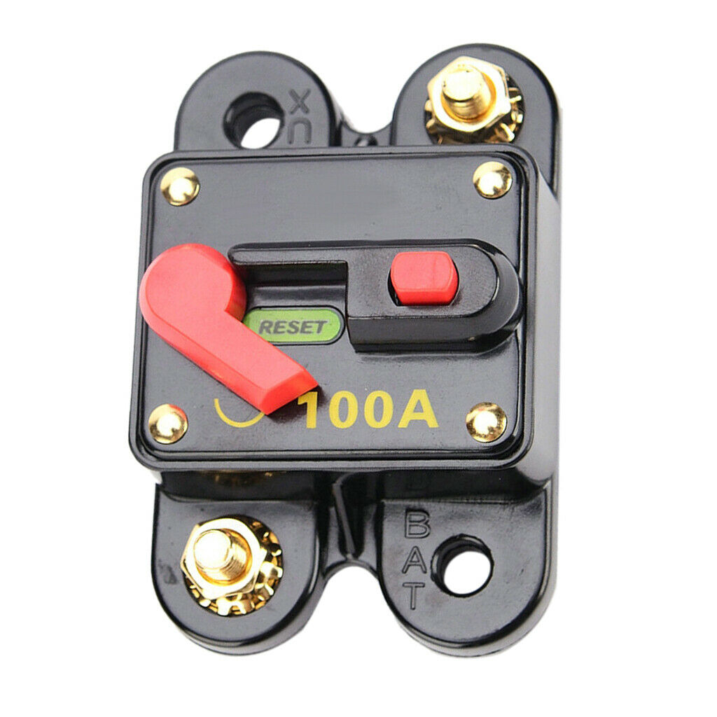 3 Pieces Manual Reset Circuit Breaker Switch 12V 24V Car SUV Marine Boat