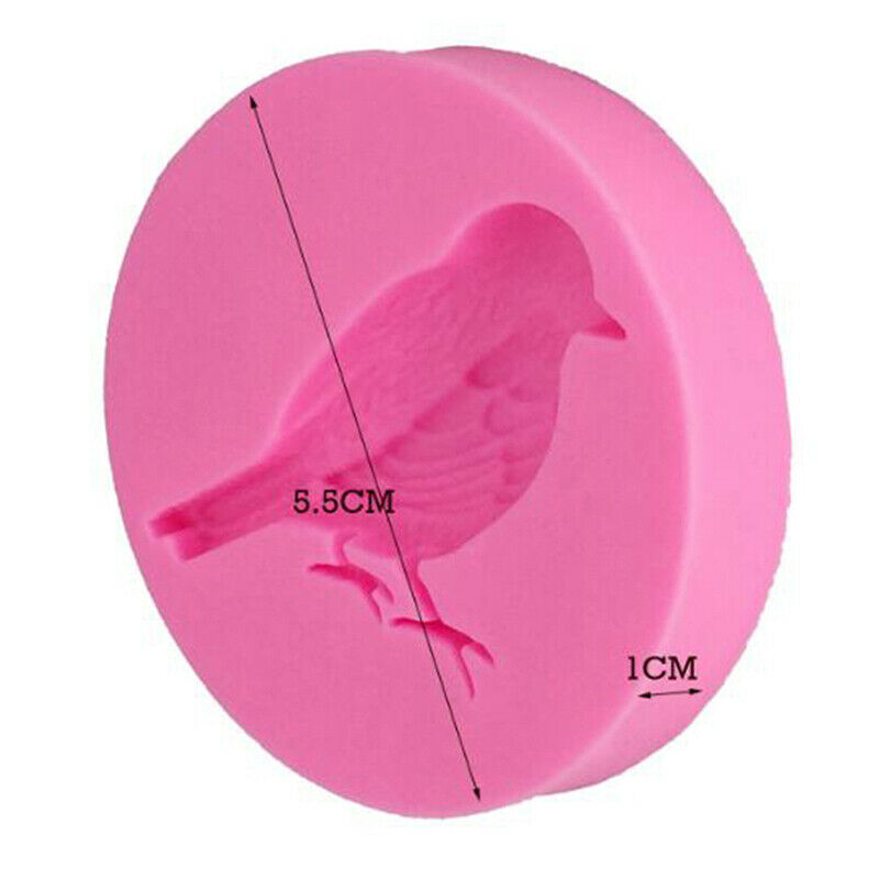 DIY Bird Silicone Mold Cake Decorating Tools Chocolate Dessert Decorators.l8