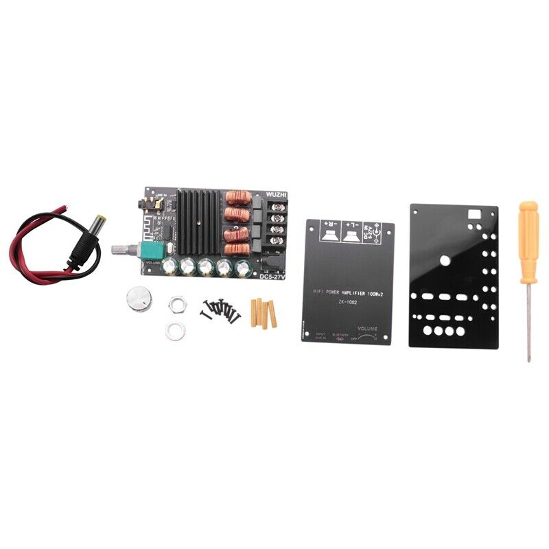 ZK-1002 HIFI TPA3116 Bluetooth 5.0 High Power Digital Amplifier Stereo Board 1Z7