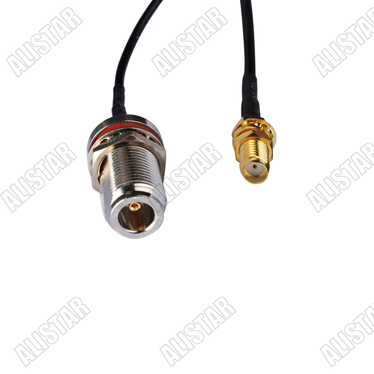 10x N female bulkhead O-ring to SMA jack pigtail Cable RG174 For WiFi Antenna