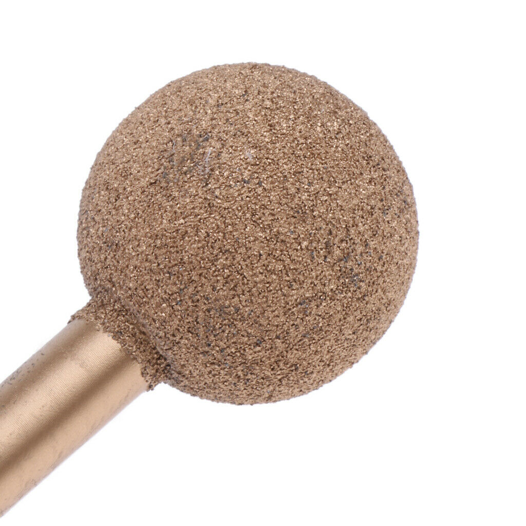 Diamond Grinding Head Mounted Burr for Jade Jewelry Stone Grit 100 20mm