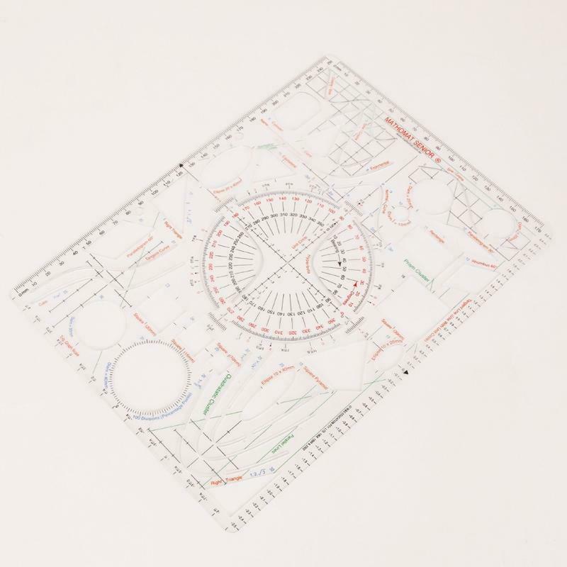 Multifunctional Kaleidoscope Ruler for Engineer Geometric Art Design Drawing
